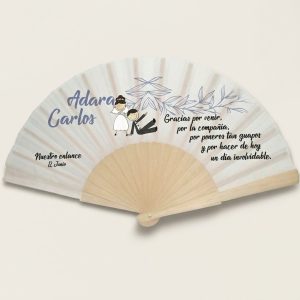 Abanico Boda Personalizado Novios Divertidos