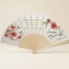 Abanico Boda Personalizado Rosas Frase Divertida