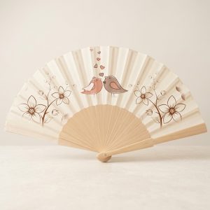 Abanico Boda Pajaritos Enamorados | Genérico