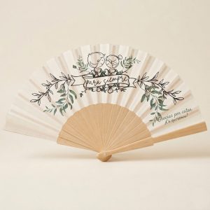 Abanico Boda Pájaros «Para Siempre» | Genérico