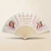 Abanico Comunión Doble Lila Personalizado