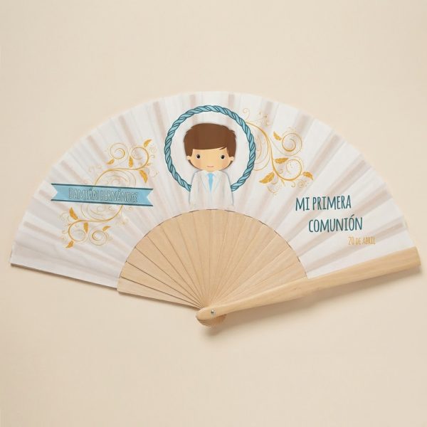 Abanico Comunión Infantil Personalizado