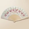 Abanico Comunión Mariposas y Hojas