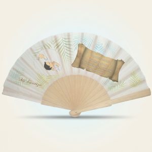 Abanico de bautizo con ceremonia y oración religiosa | Don Abanico