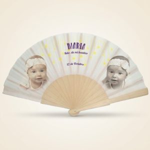 Abanico bautizo personalizado con foto 020