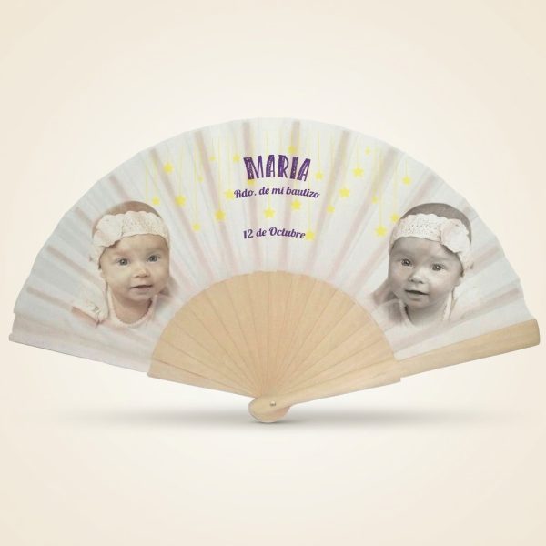 Abanico bautizo personalizado con foto 020
