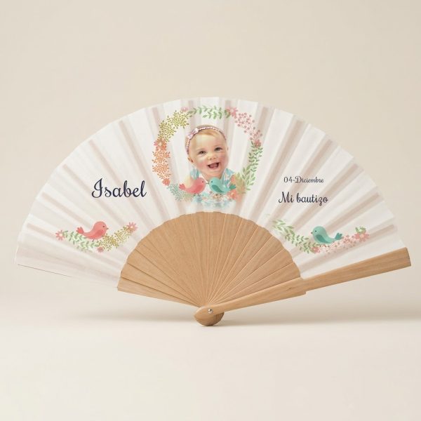 Abanico bautizo personalizado con foto 028