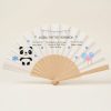 Abanico bautizo personalizado oso panda 043