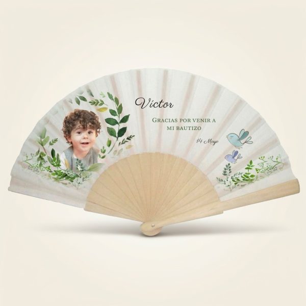 Abanico bautizo personalizado con foto 056