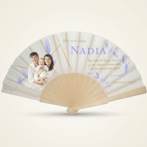 Abanico bautizo personalizado con foto 081