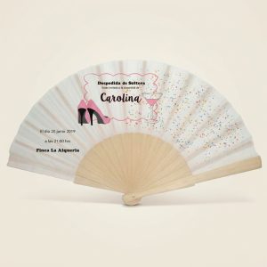 Abanico despedida con foto personalizable 010