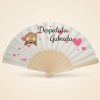Abanico despedida con corazones personalizable